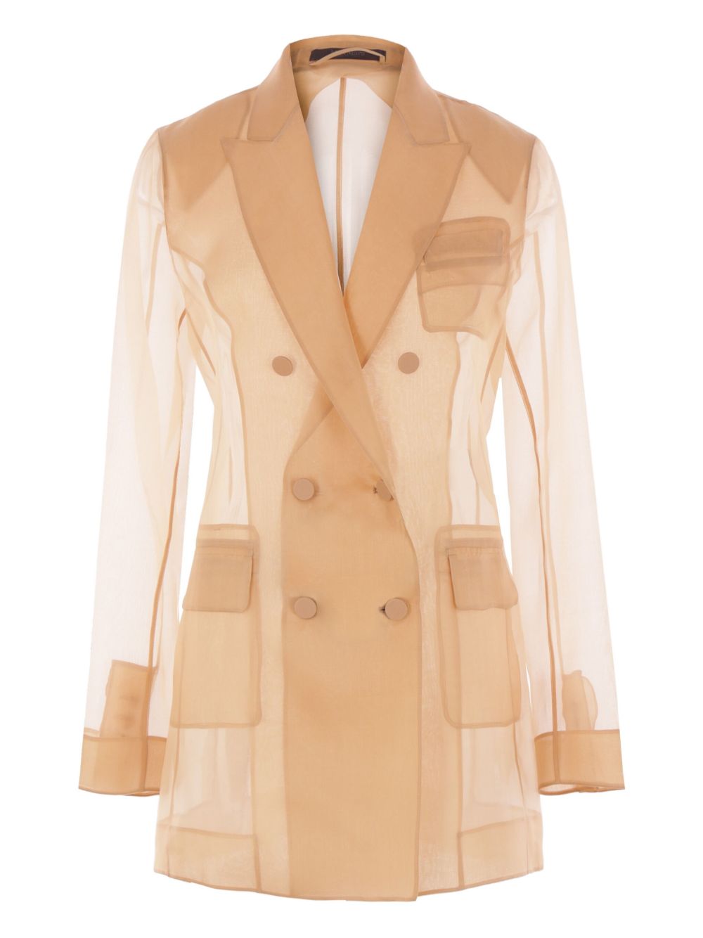 Double-breasted blazer - Brown