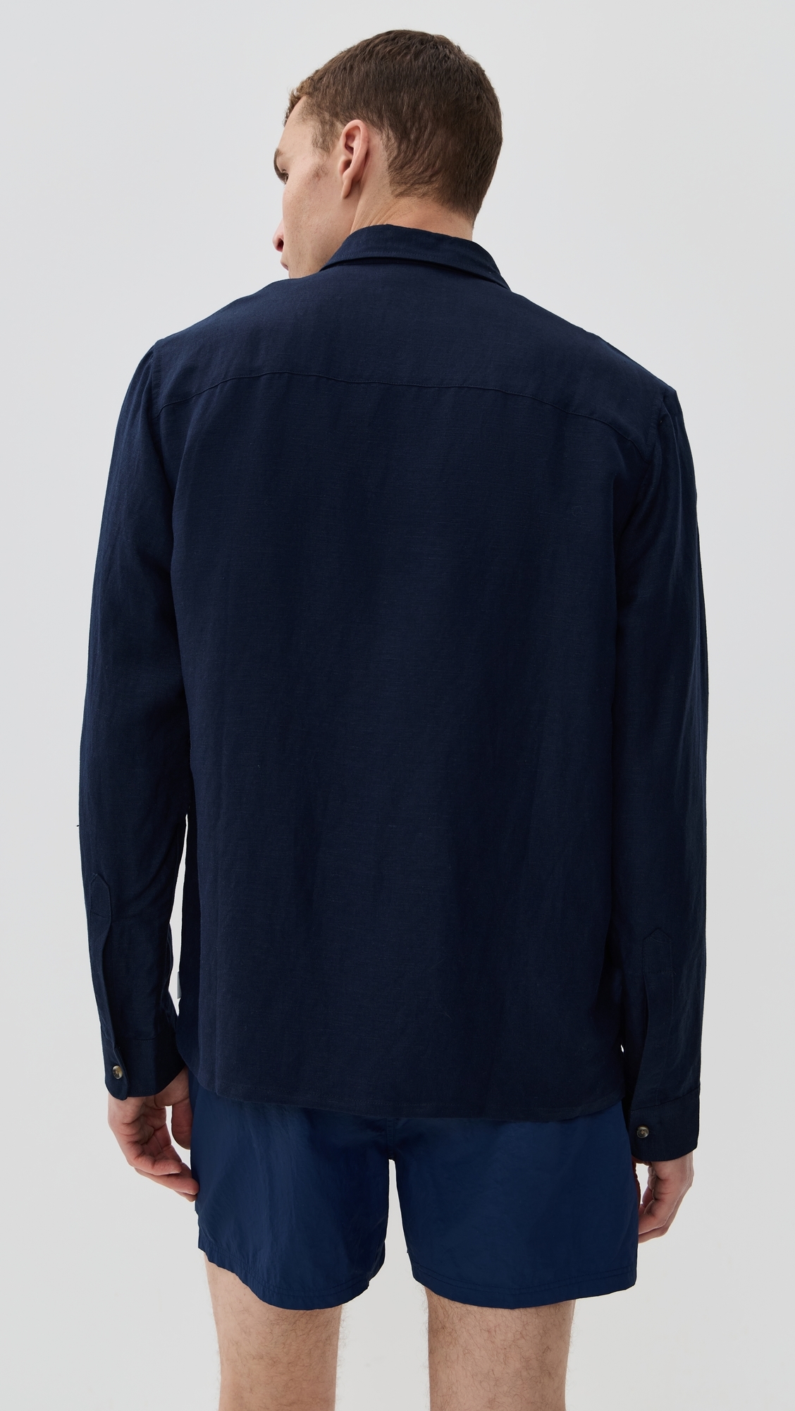 Andrew Linen Shirt Abyss