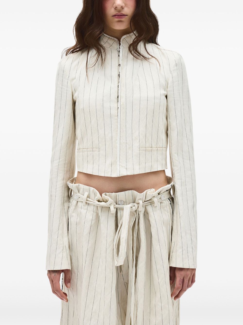 Ann Demeulemeester cotton jacket - Neutrals