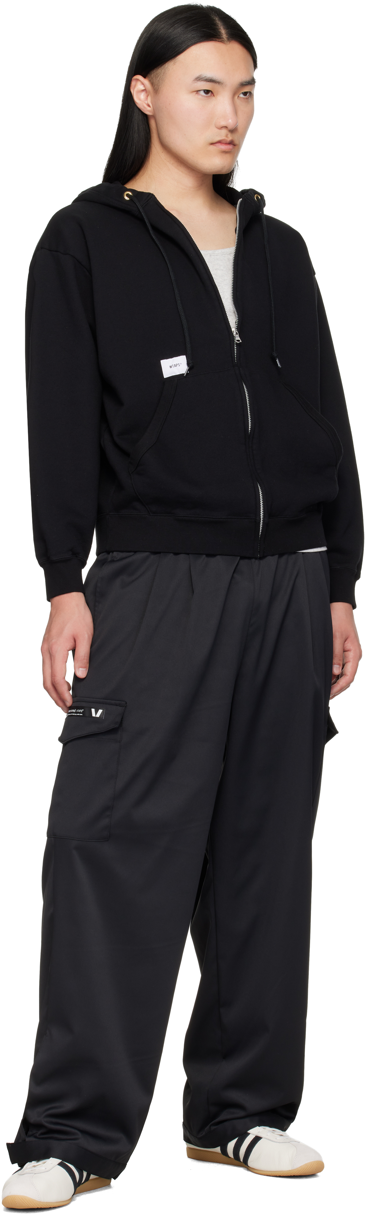 Black MILT2601 Cargo Pants