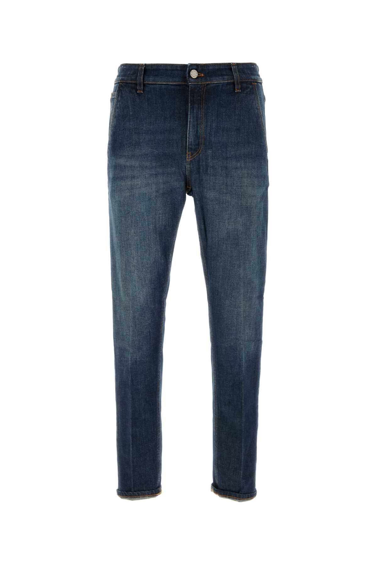 Stretch Denim Jeans — Blue