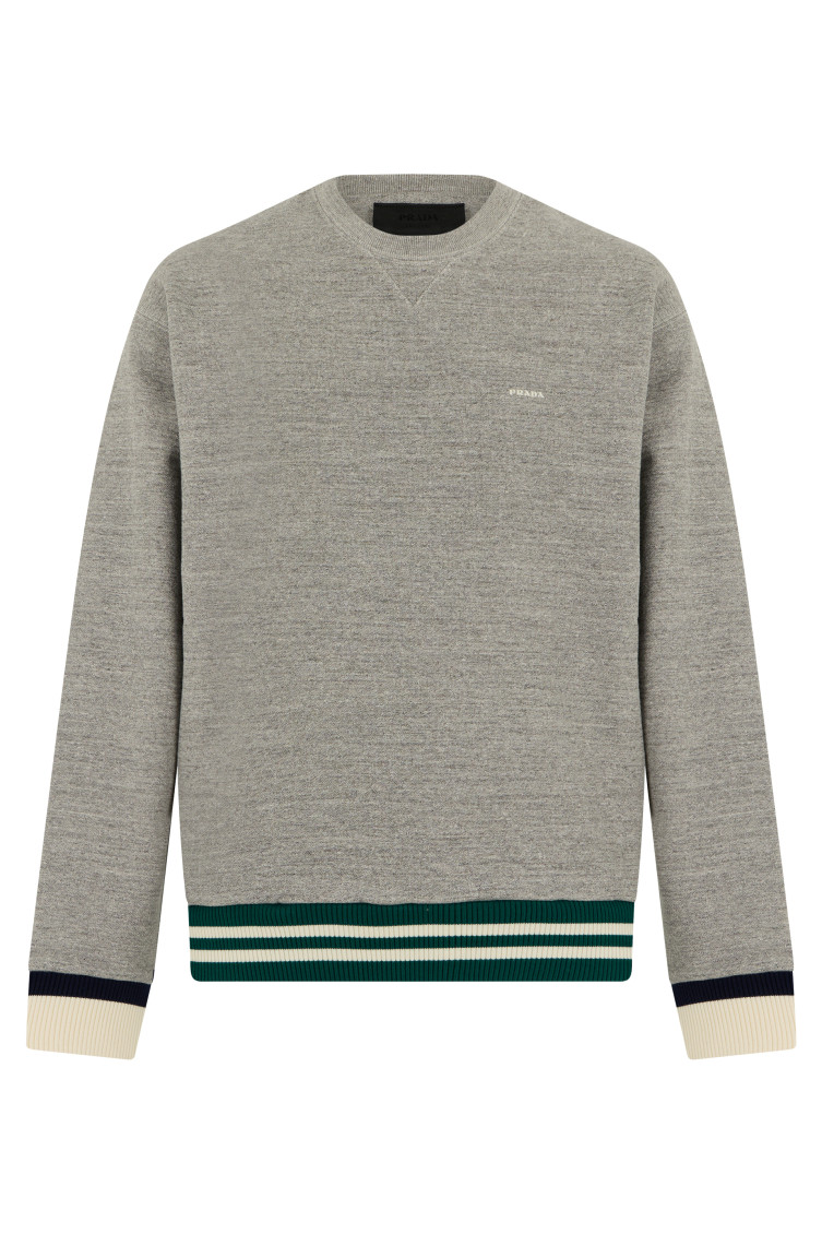 Grey Crew Neck Sweatshirt
