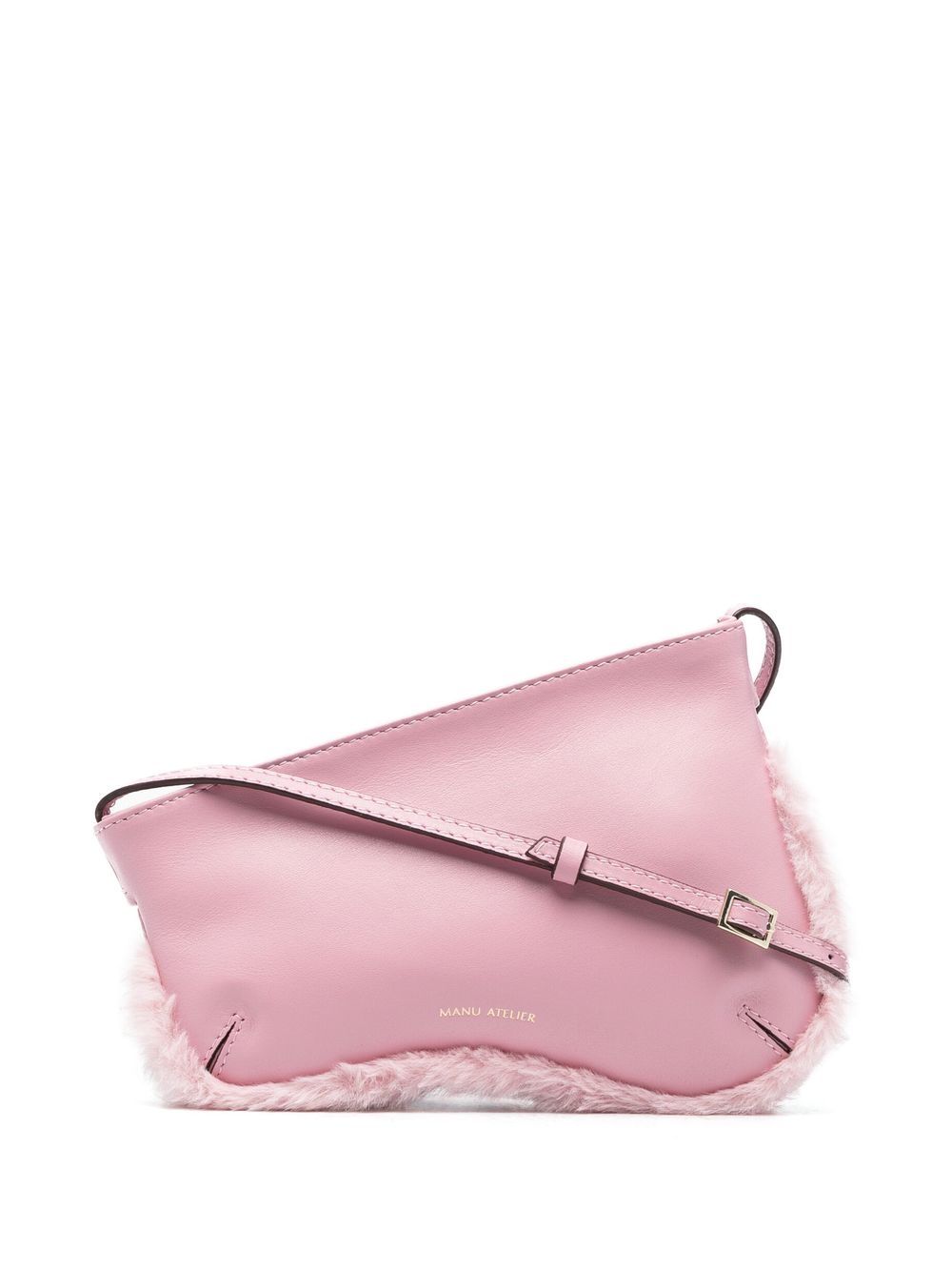 Curve zipped shoulder bag - Pink
