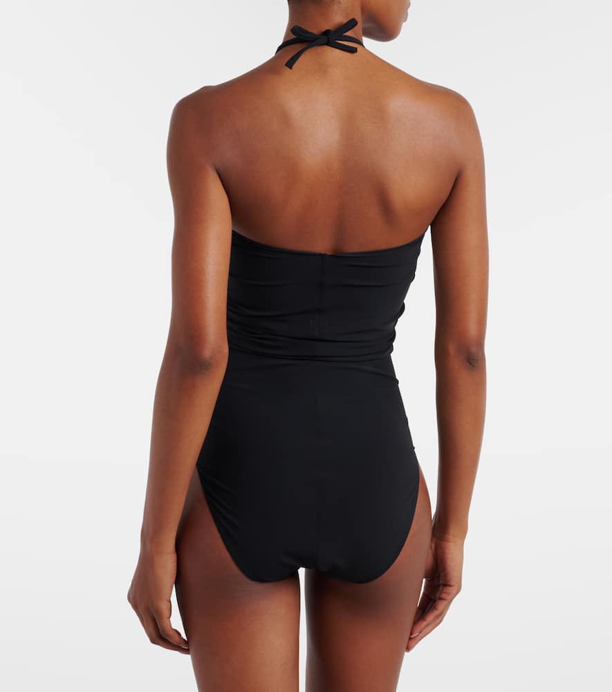 Prong cutout swimsuit