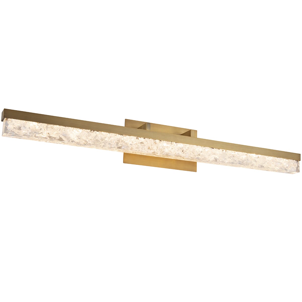 Modern Forms Minx Bathroom Vanity Light in Aged Brass - WS-62039-AB