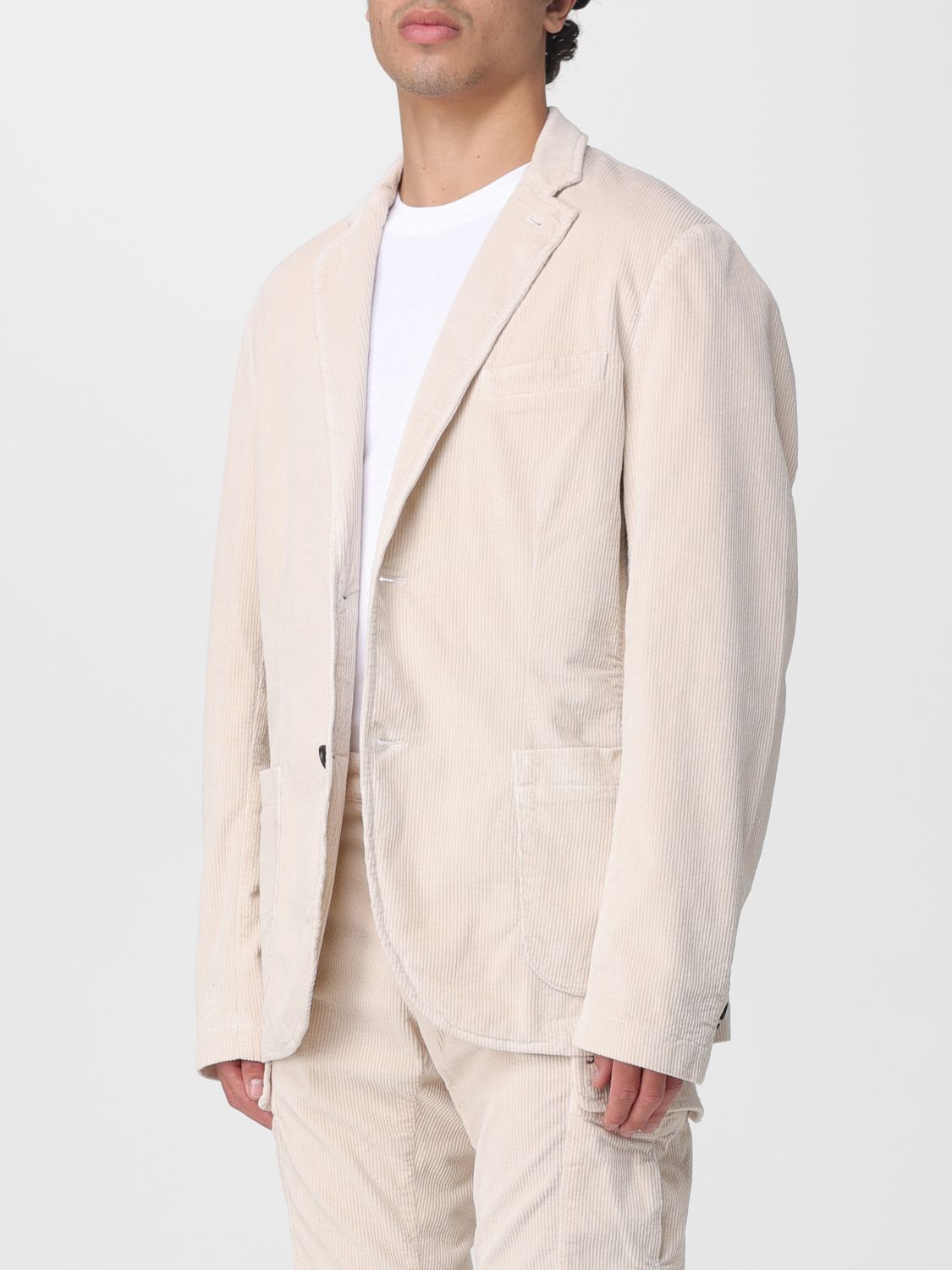 Jacket Men color Yellow Cream