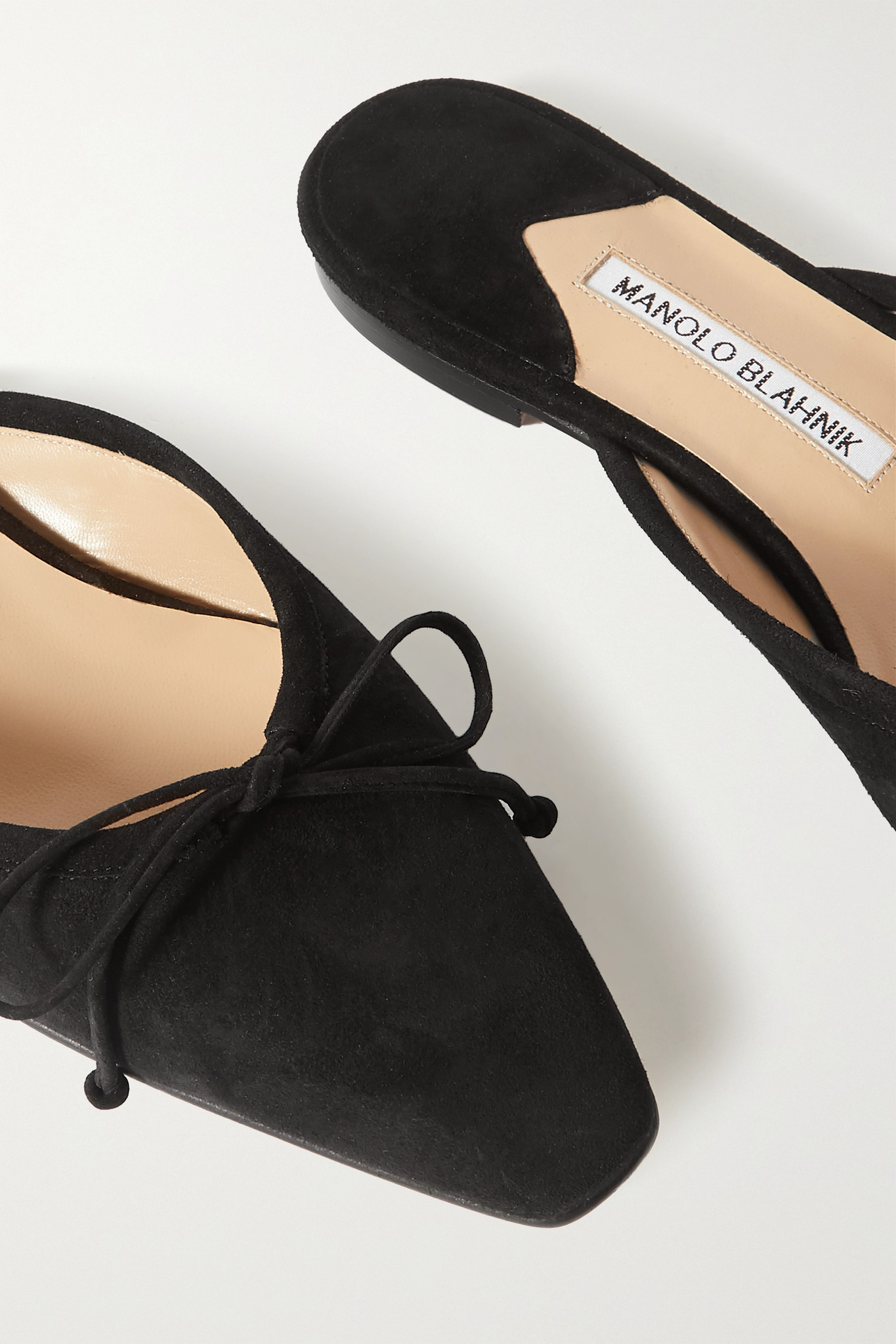 Ballerimu Bow-detailed Suede Mules