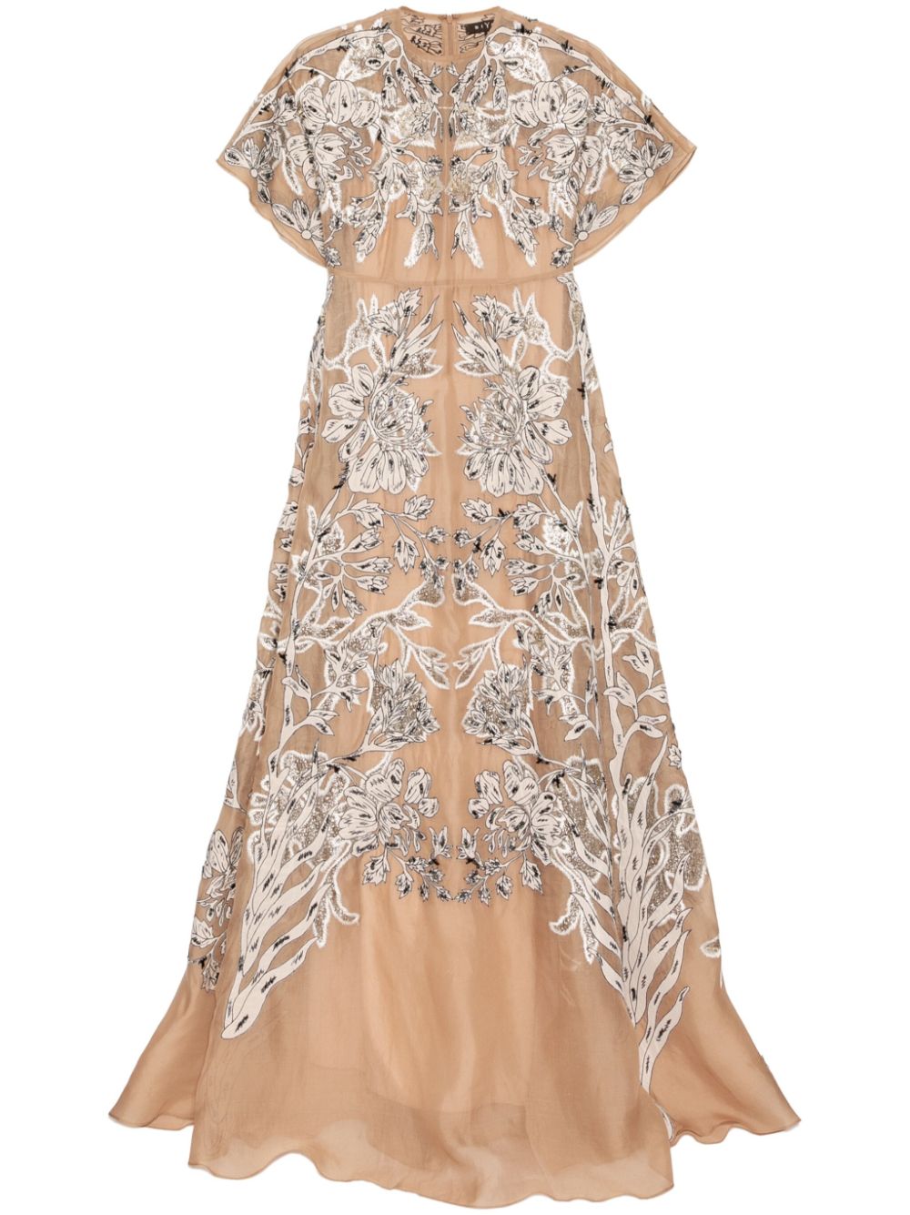 Long empire dress - Neutrals