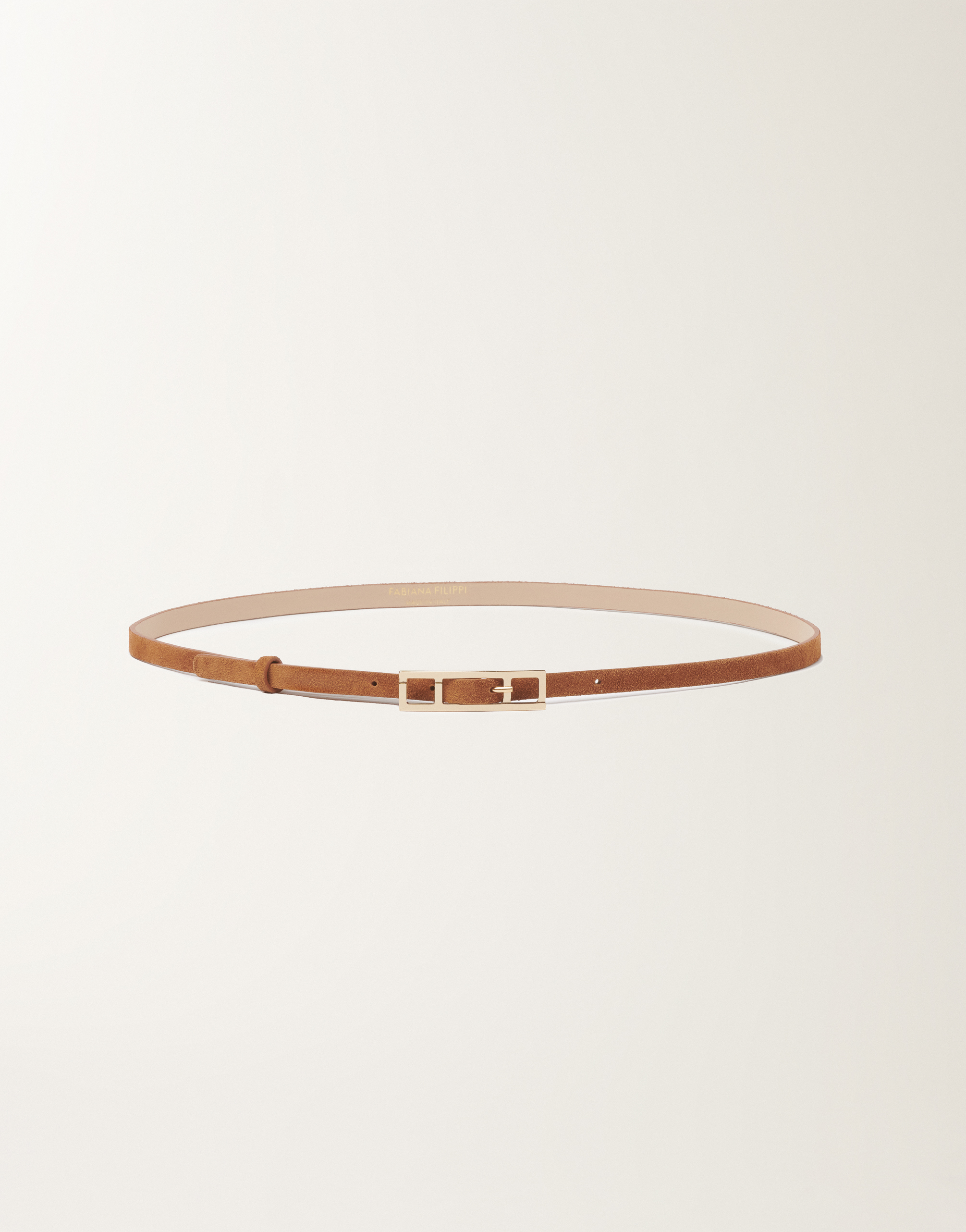 Suede belt, wicker
