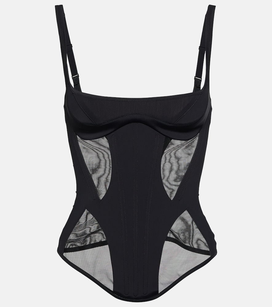 Mugler Bonded Illusion bustier