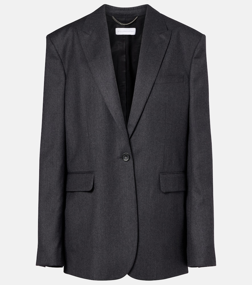 Iconic wool flannel blazer