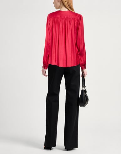 Woman Top Garnet Size L Viscose
