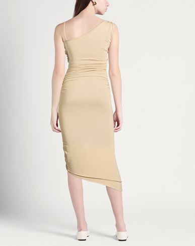 Woman Midi dress Beige Size 2 Polyamide, Viscose, Elastane, Polyester