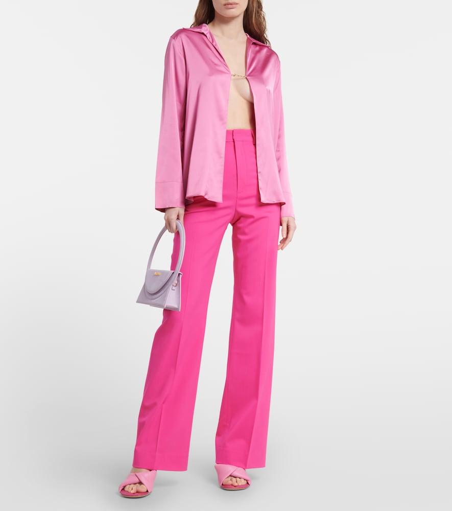 La Chemise Notte satin shirt