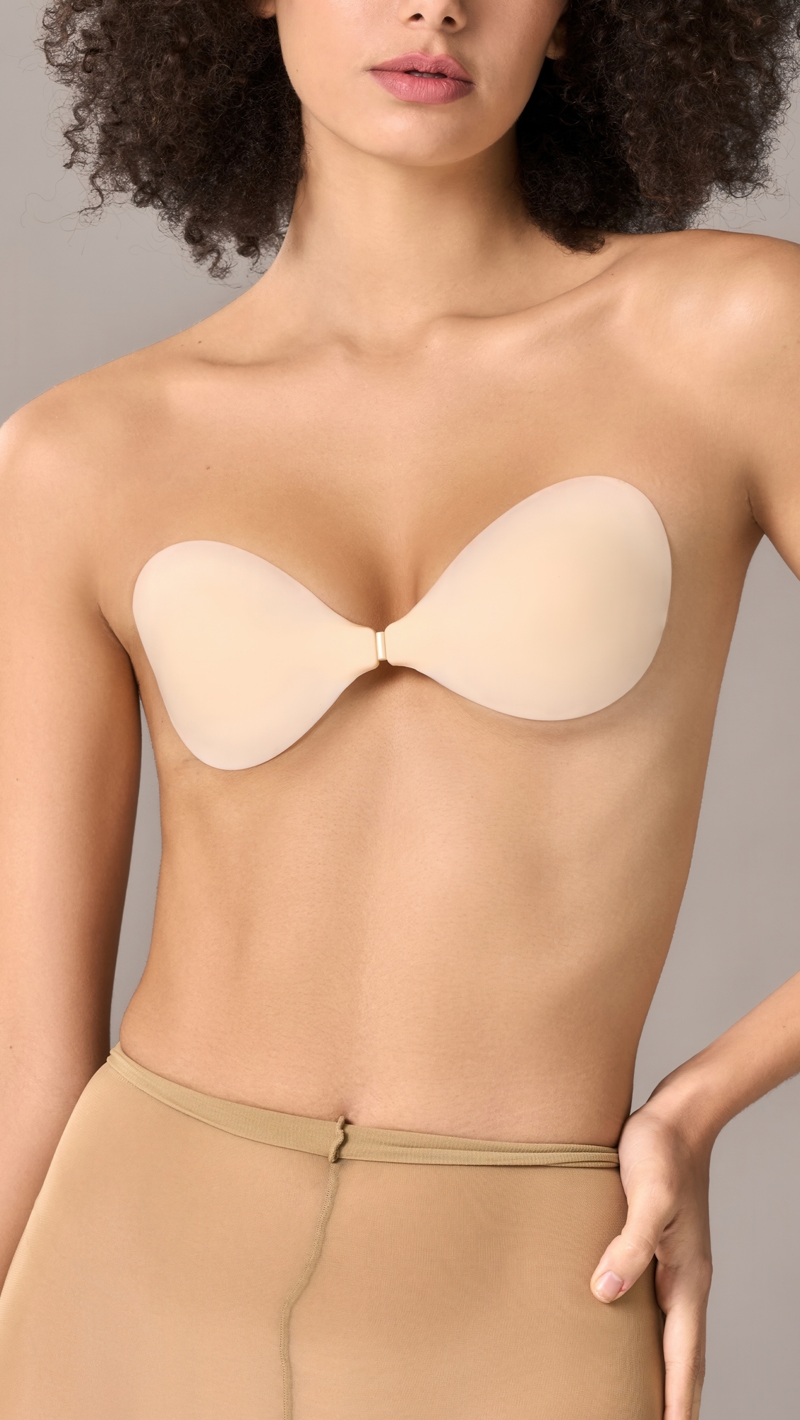 Shape Up Silicone Adhesive Reusable Bra No.3 Buff A
