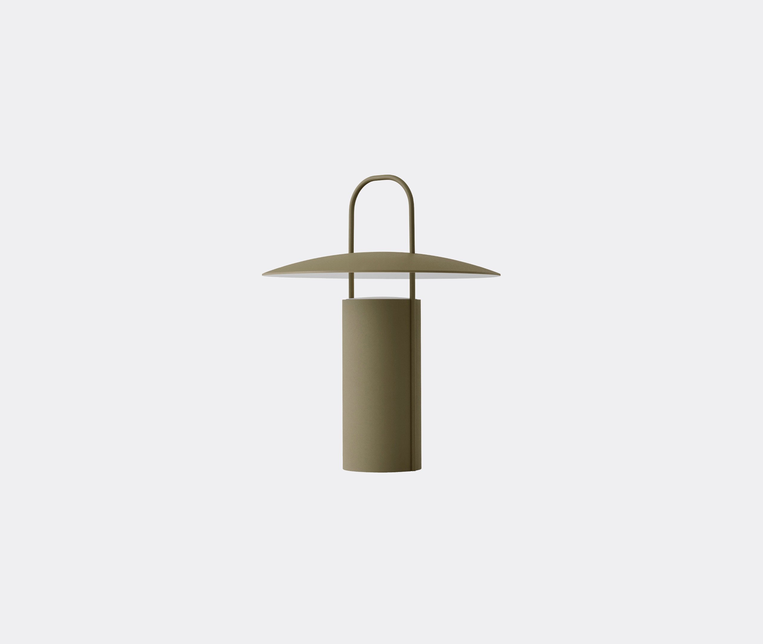 'ray Table Lamp' Portable, Dusty Green