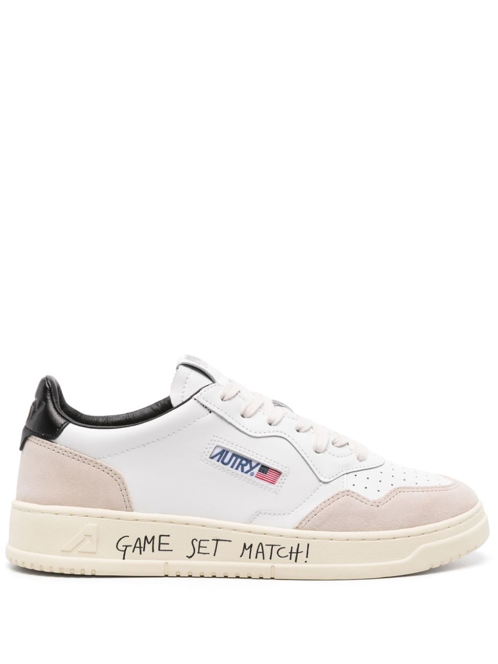 Medalist leather sneakers - White