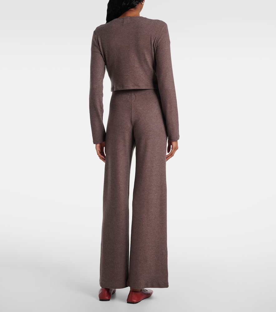 Lauren cropped jersey cardigan