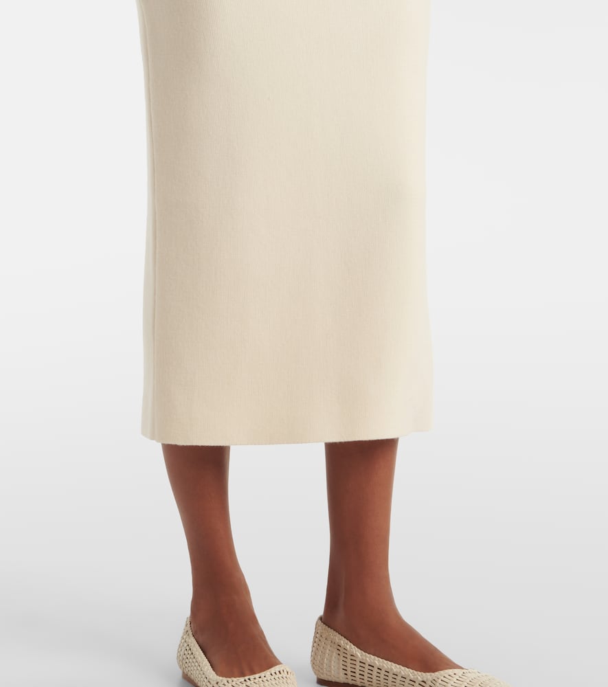 Circe virgin wool pencil skirt