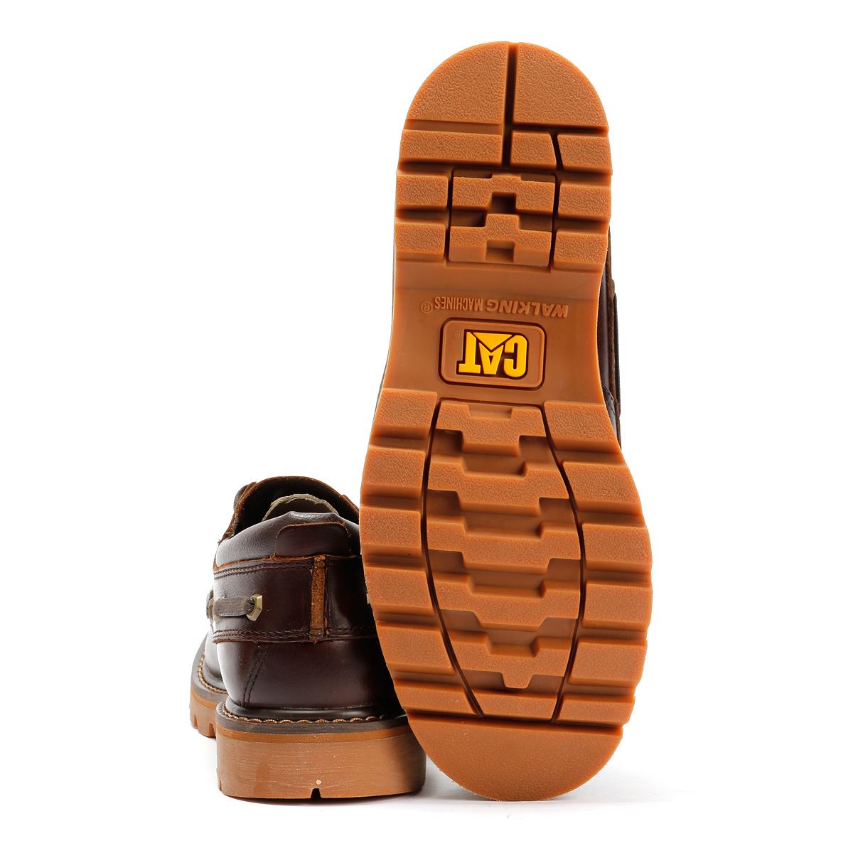 Caterpillar Colorado Boat Lo Leather Men's British Tan Lace-Up Shoe