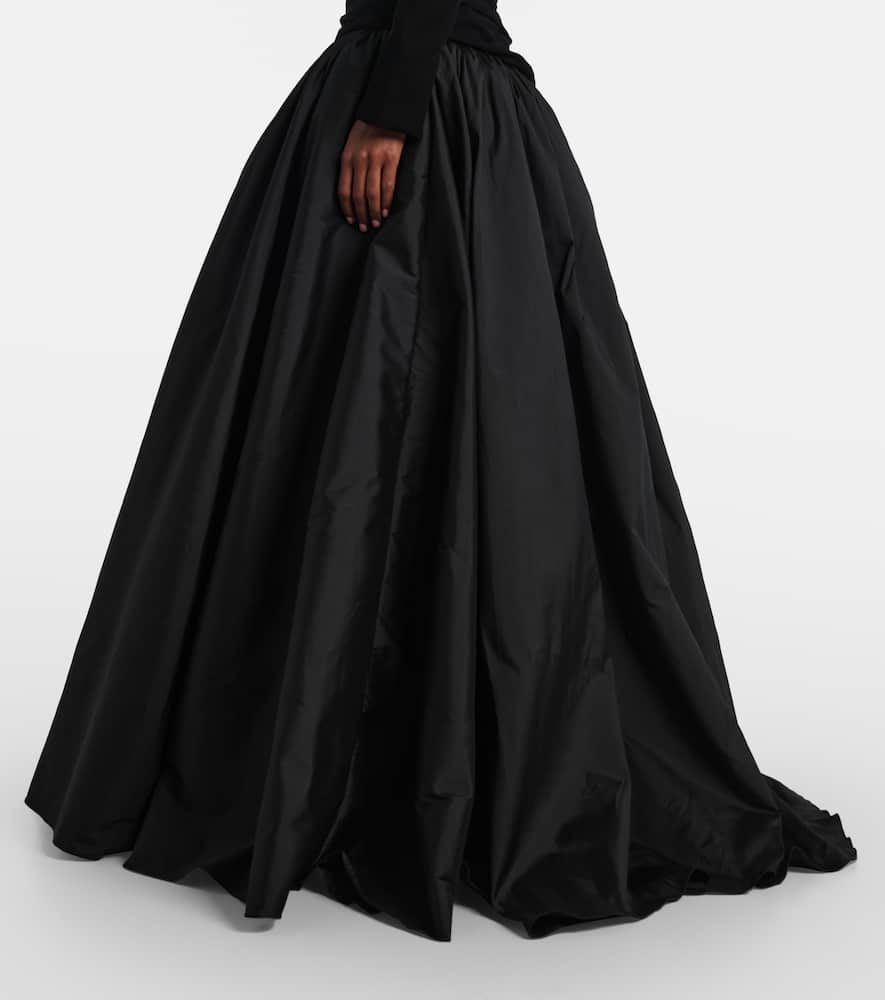 Draped gown