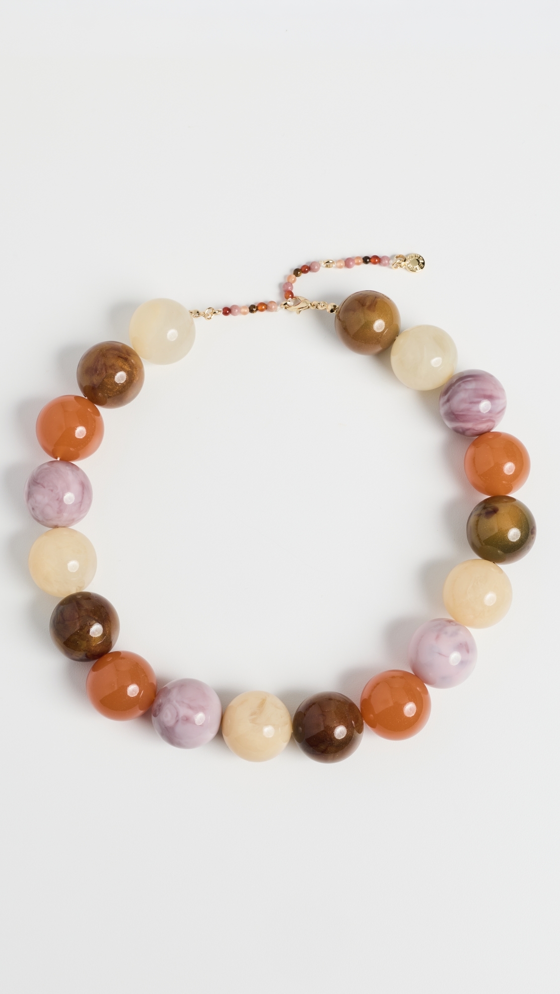 Jane Beaded Necklace Neutral One Size