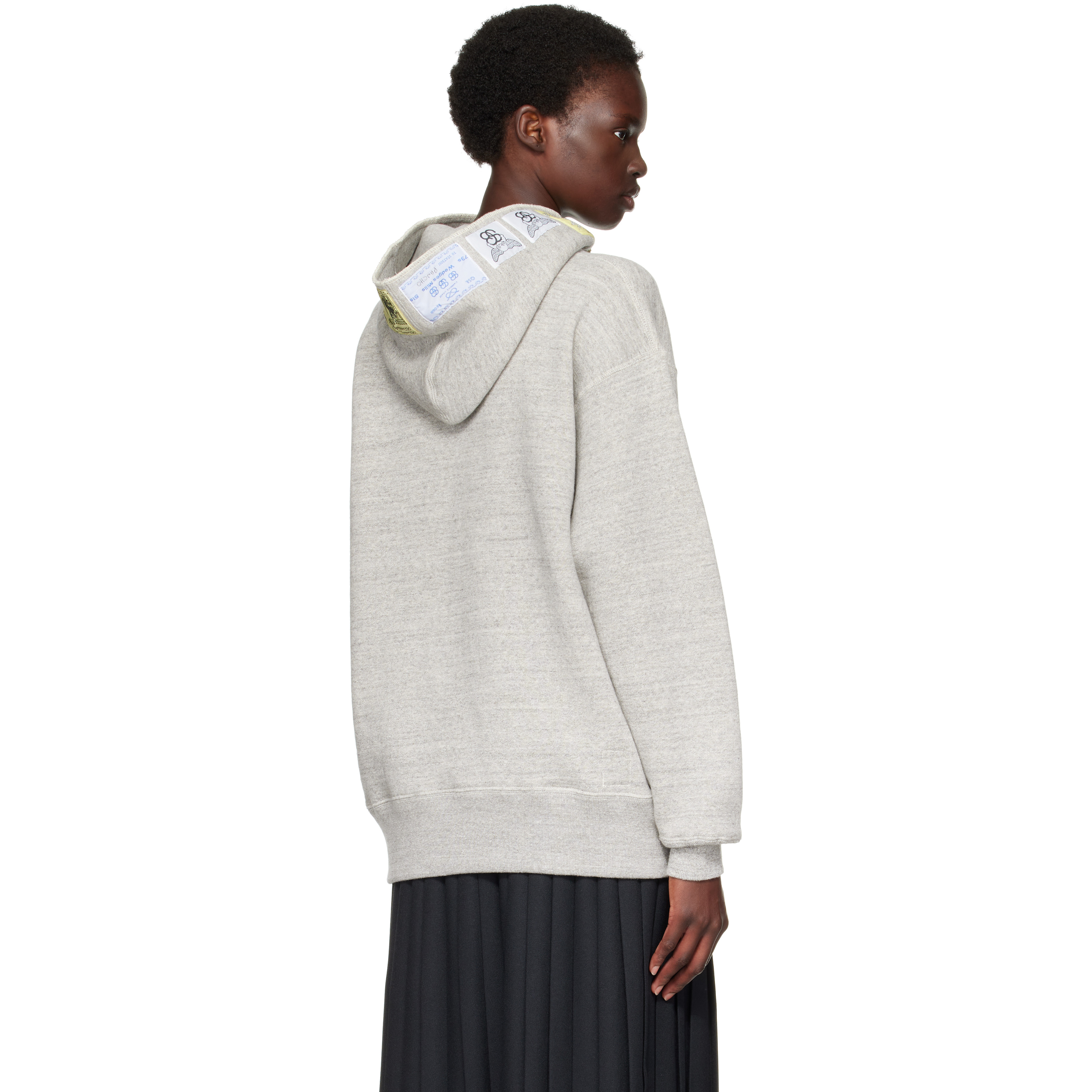 Gray AG Spalding Edition CB Patch Sideline Parka Hoodie