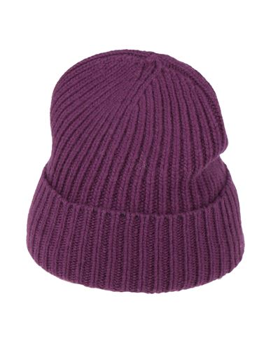 Man Hat Purple Size ONESIZE Merino Wool, Cashmere