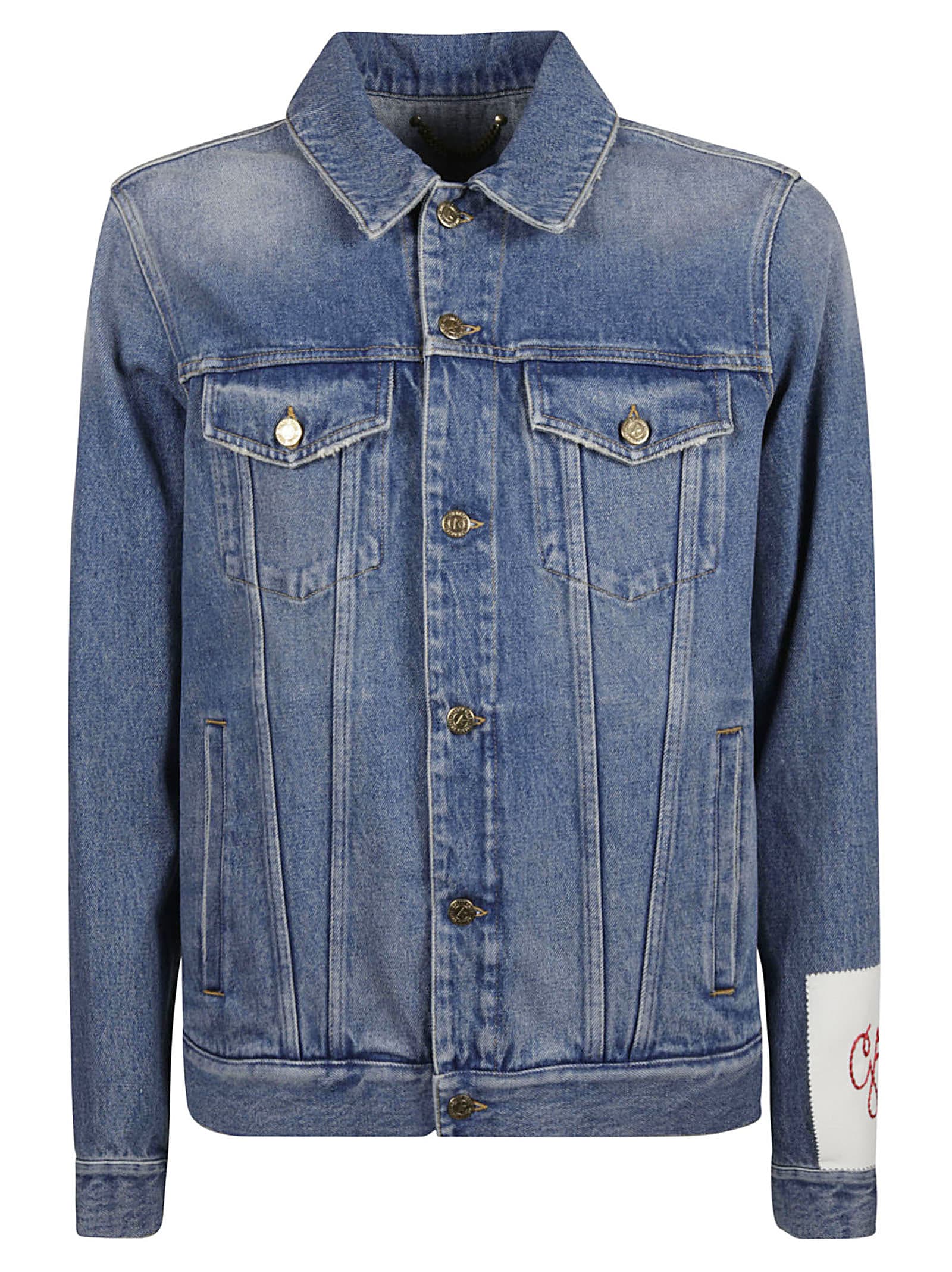 Jacket in stonewash denim