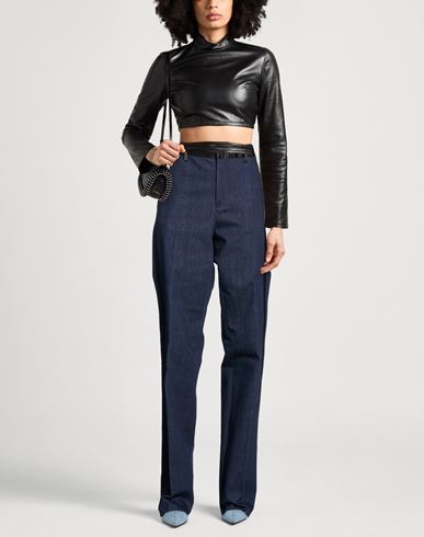 Woman Jeans Blue Size 2 Cotton, Elastane