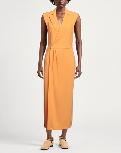Patrizia Pepe Woman Maxi dress Mandarin Size 8 Polyester, Elastane