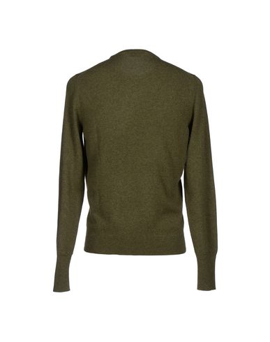 Man Sweater Military green Size 38 Cashmere