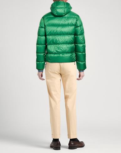 Man Puffer Green Size L Polyester