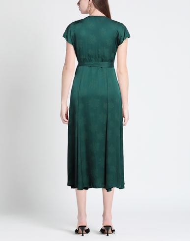 Alessia Santi Woman Midi dress Emerald green Size 4 Viscose