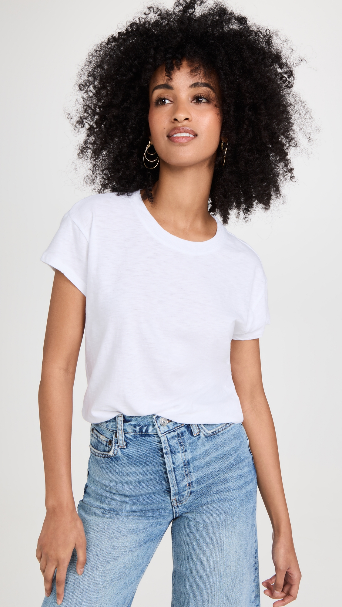 Modern Slub Tee White