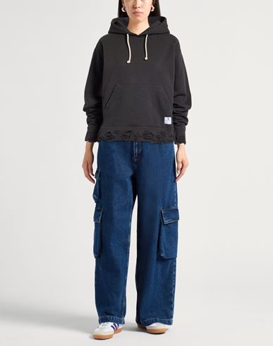 Woman Sweatshirt Lead Size M Cotton