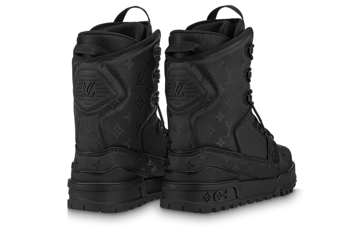 LV Trainer Snow Snow Boots 'Black'
