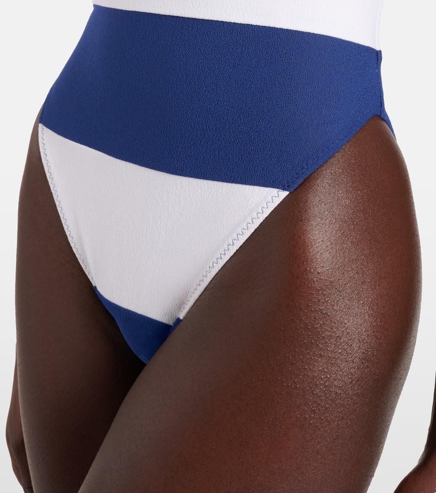 Stripe swimsuit