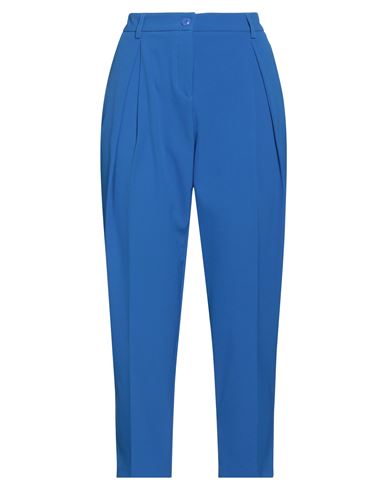 Woman Pants Bright blue Size 4 Polyester, Elastane