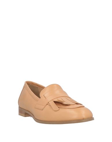 Woman Loafers Apricot Size 9 Leather