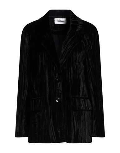 Sleep No More Woman Blazer Black Size M Viscose, Silk