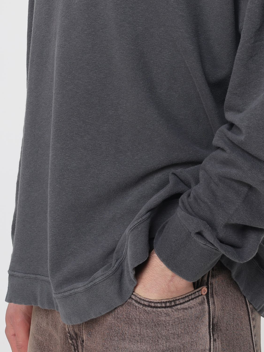 Sweatshirt Men color Black