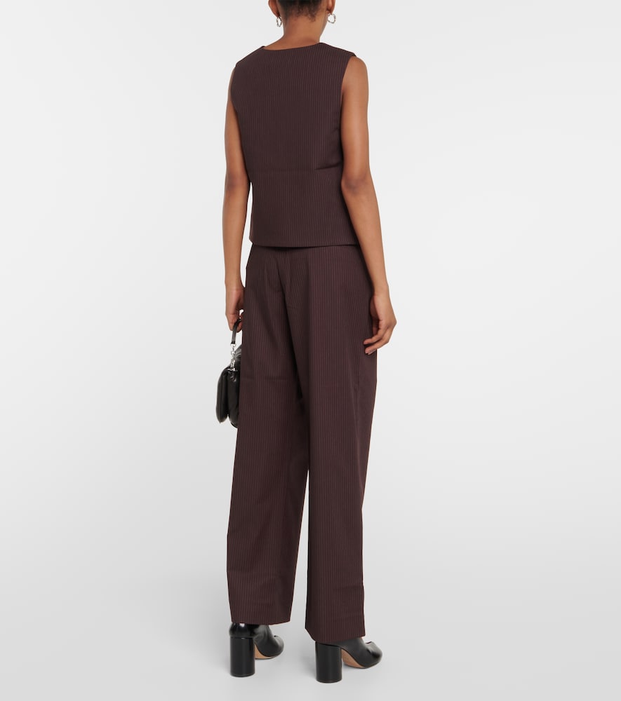 Guillaume pinstriped vest