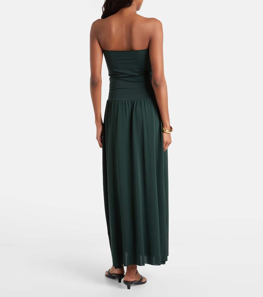 Oda jersey crêpe maxi dress