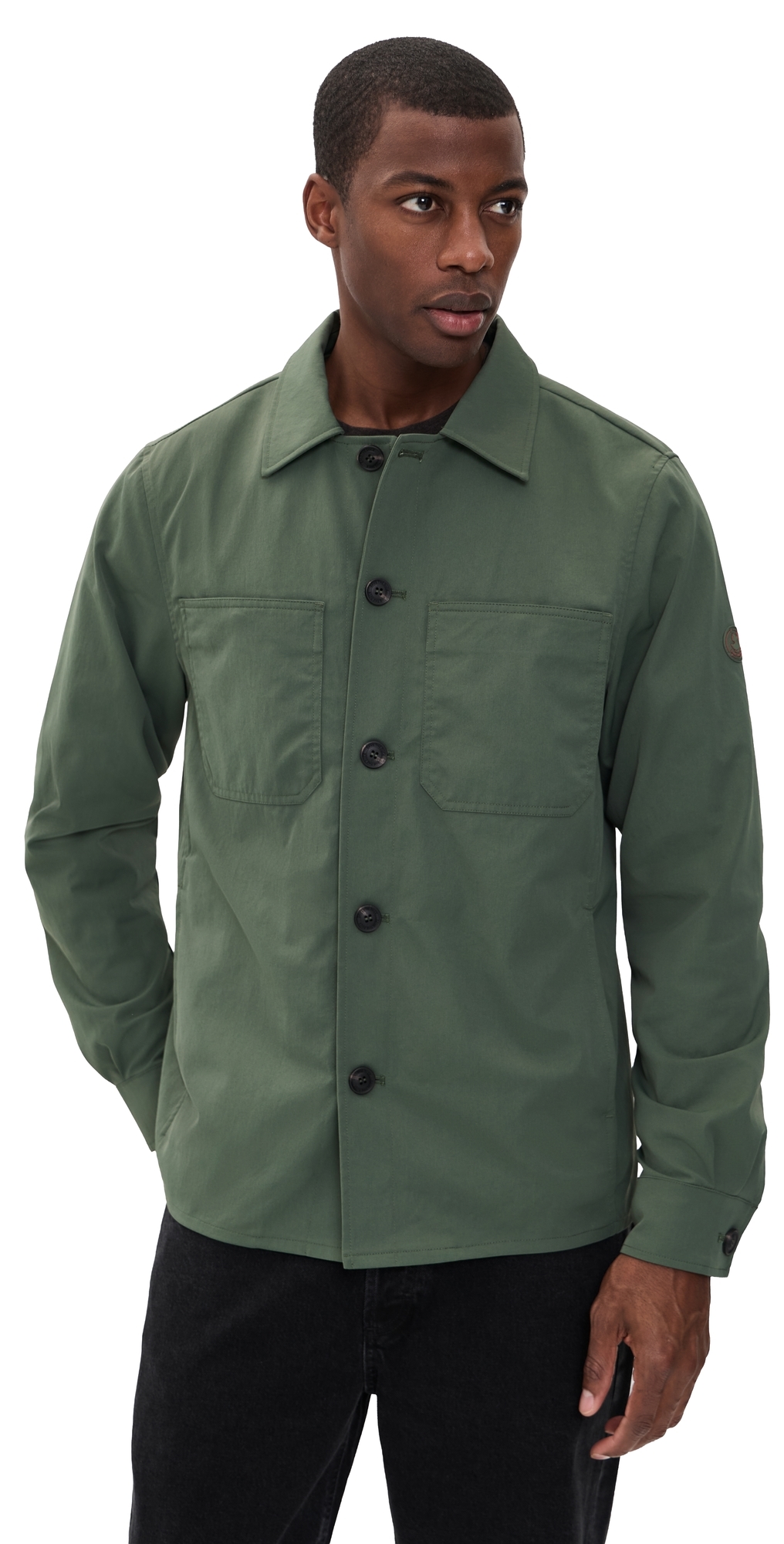 Basil Shirt Jacket Thyme Green
