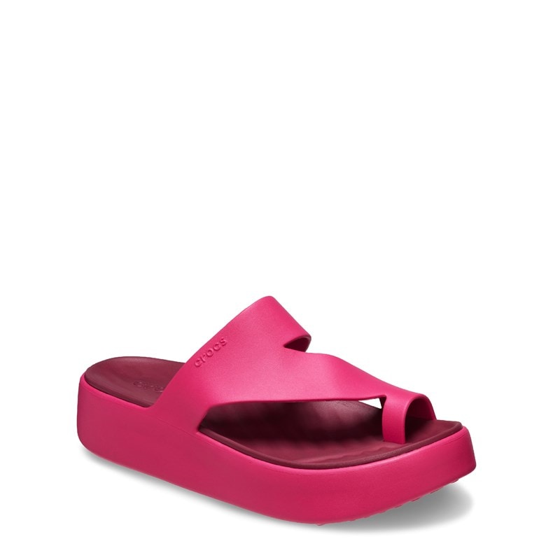 Women's Getaway Toe Loop Platform Sandals (Dragon Fruit)