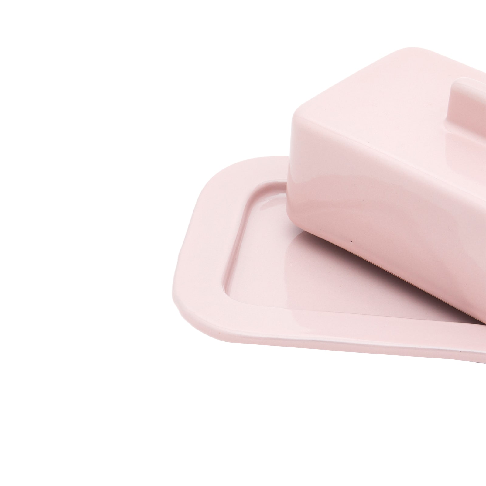Barro Butter Dish in Pink