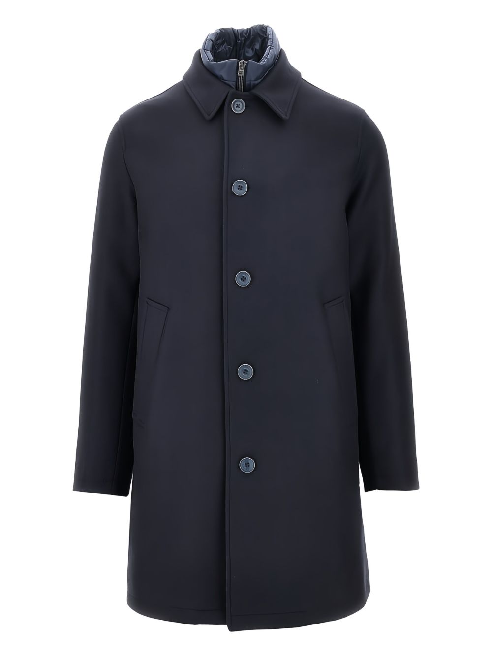Single-breasted coat - Blue