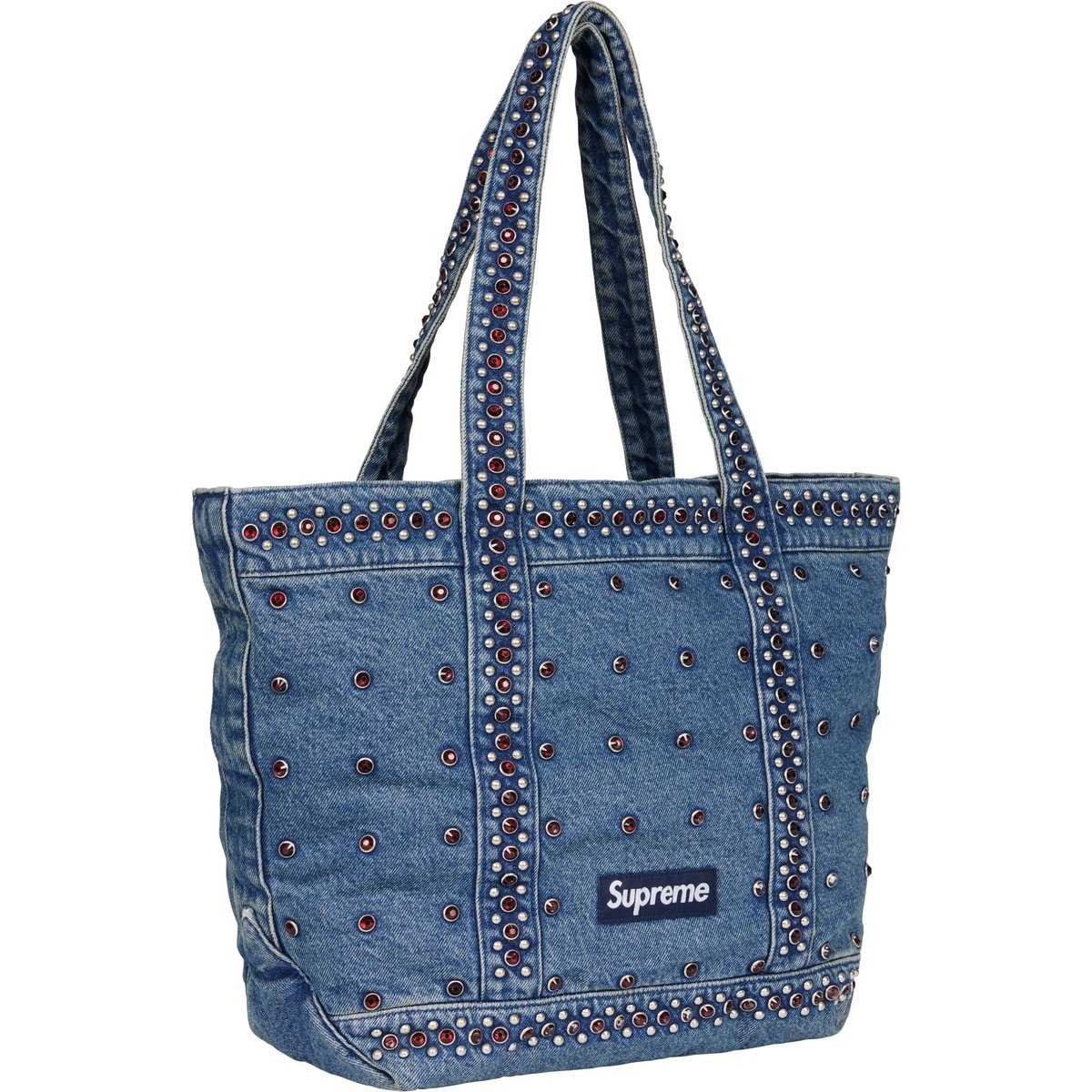 X B.B. Simon Denim Tote Bag SS25 'Washed Indigo'
