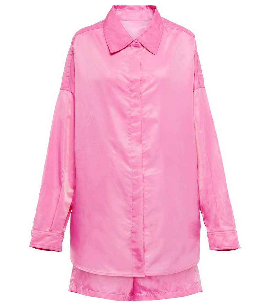 The Frankie Shop Perla shirt jacket and shorts set